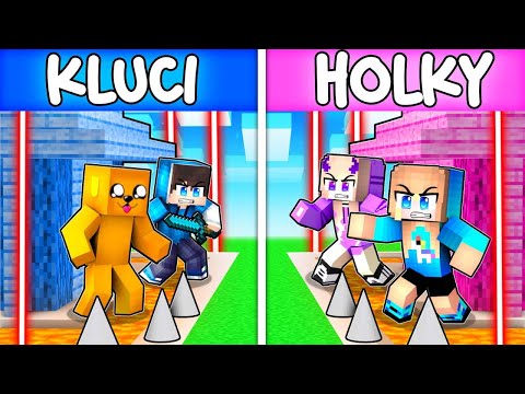 KLUCI vs HOLKY v Minecraftu!⚔️😤 @DaloCZ