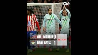 Atletico de Madrid 0=1 Real Betis/ Narración de Cadena Ser Miguel Talavera,/:LALIGA
