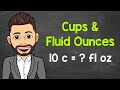 Fluid Ounces and Cups Conversion