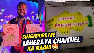 Singapore me Leheraya Channel ka Naam 🤩🤩