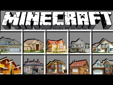 NOVAS CASAS INSTANTANEAS ADICIONADAS AO MINECRAFT