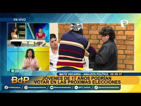 Maite Vizcarra sobre que menores de 17 años puedan votar: “Su voto es más emotivo que racional”