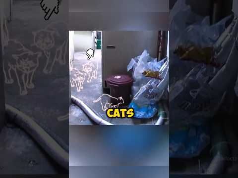 Is this Cat seeing ghosts?😱😿 #shorts