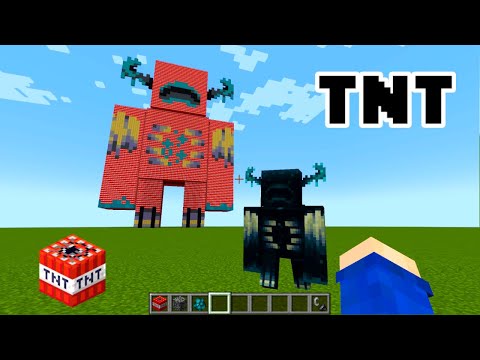 TNT mob experiment in Minecraft