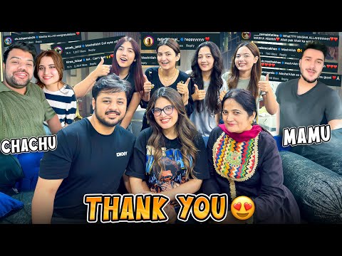 YOUTUBER FRIENDS & FAMILY KI TARAF SY SPECIAL WISHES 👶🏻😍 | Ghar Py Ronaq Lag Gai ♥️