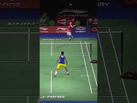 Perfect Deceptive Drop by Lee Chong Wei against Chen Long #shorts #badminton #leechongwei