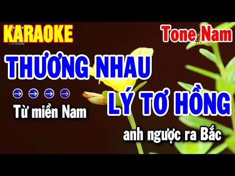 Karaoke Thương Nhau Lý Tơ Hồng Tone Nam Nhạc Sống Cha Cha Hay 2025 | Thanh Hải