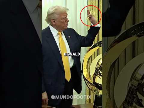 Donald Trump ficou com o verdadeiro troféu do Mundial de Clubes😱#futebol #brasil