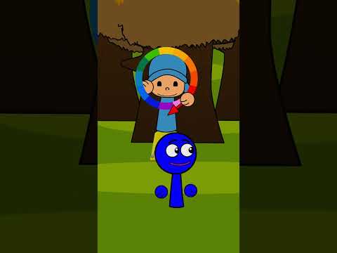POV: My Sprunki OC Pocoyo Choosing a Color Palette 🎨 | Animation Challenge #animation #games