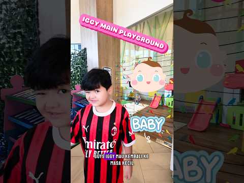 Iggy jadi bayi lagi!! #iggy #minivlog #vlog #baby #playground #dailyvlog