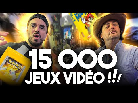 L'INCROYABLE collection de JEUX VIDÉO RETROGAMING d'Alain ! (15 000 jeux et 300 consoles)