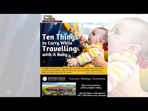 Ten Things to Carry While Travelling with A Baby