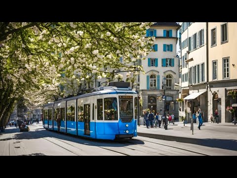 Zurich City Walking Tour, Switzerland🇨🇭 Most cleanest City in the world _ Bahnhofstrasse