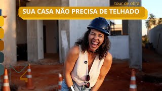 VISITA À OBRA DE CASAS VIZINHAS JÁ TEMOS LAJE IMPERMEABILIZADA
