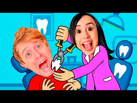 ELA VIROU uma DENTISTA MALUCA nos MELHORES JOGOS de DENTISTA para CELULAR! Pai e Mãe