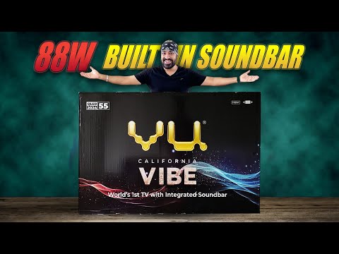 Feel the Vibe - Vu Vibe 4K QLED TV 55 inch (2024) Review After 15 Days 🔥