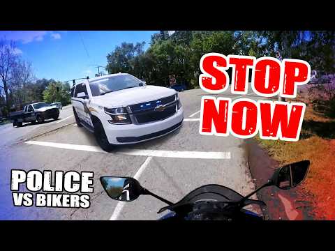 BIKERS VS COPS - Insane Motorcycle Police Chases | Best Compilation 2024