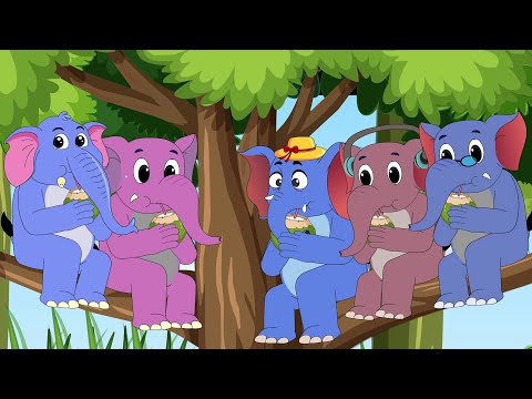 एक मोटा हाथी - Elephant Rhyme for Children | Hindi Kavita | Lead Kids Song