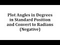 Converting Angles: Degrees to Radians