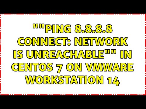 ping connect network is unreachable linux