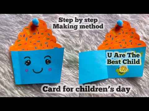 How To Make Card For Children’s Day/ Children’s Day Card Idea/ card For children’s Day