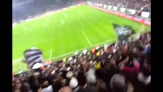 Juventus vs Milan 1-0  Gol di Arturo Vidal Curva  Sud