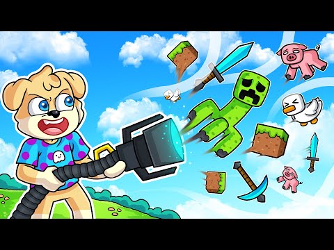 ¡MINECRAFT pero TENEMOS una ASPIRADORA!🕳️💨😱 con PANCRACIO y PERMON