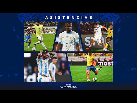 RECAP: las mejores ASISTENCIAS de la CONMEBOL Copa América USA 2024™