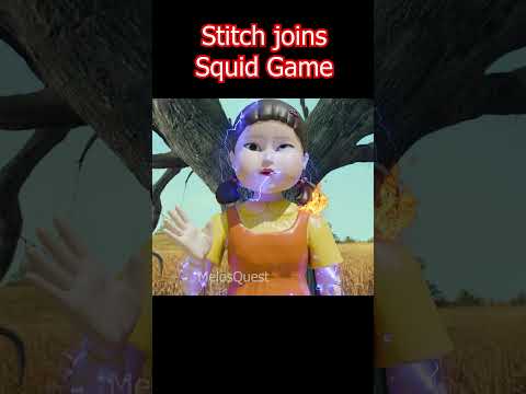 Stitch Joins Squid Game