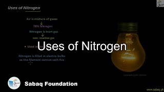 Uses of Nitrogen