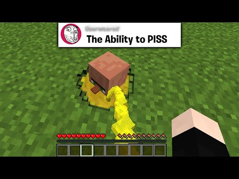 I added ur HORRIBLE Minecraft Ideas