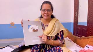 Finally my Silver Play Button unboxing || my Family reaction 🥰😍#youtubevideos #silverplaybutton