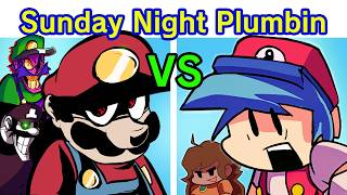 Friday Night Funkin' Sunday Night Plumbin FULL WEEK + Cutscenes (FNF Mod) (Mario/Luigi/MX/Mario.EXE)