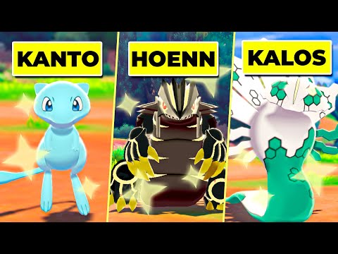 ¿Se puede CAPTURAR un LEGENDARIO SHINY de CADA GENERACIÓN? - pachi66