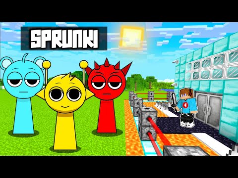 SPRUNKI vs BEZPIECZNA BAZA 🖍️ w Minecraft! *MATRUNER*