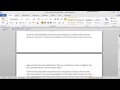 Paragraph Formatting in Word