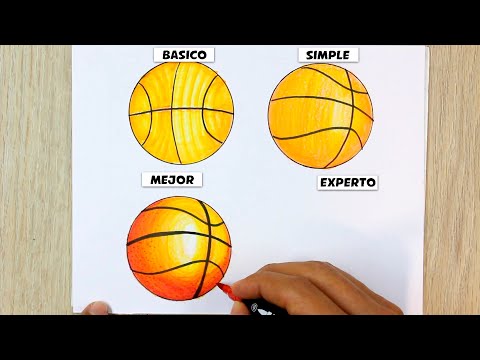 ⭐Drawing and Coloring BASKETBALL BALL- 2025 -Transformations ⭐How to Draw BASKETBALL BALL