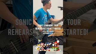 💙🎸 Sonic Symphony World Tour rehearsals have started!! #sonic #vgm #sega