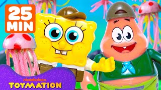 SpongeBob Toys BEST Kamp Koral Moments! 🪼🏕️ w/ Patrick | 25 Minutes | Toymation