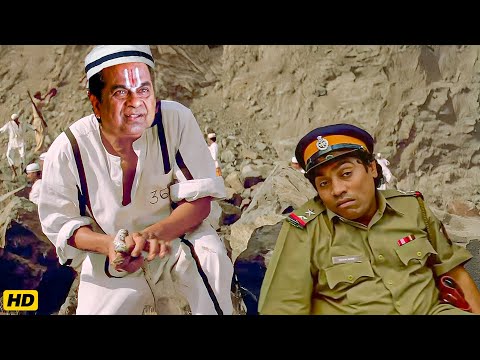 ब्रह्मानंद पुलिस को चकमा देकर हुआ जेल से फरार | Brahmanandam, & Johnny Lever Best Comedy Movie Scene