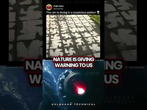 Mother Nature Gone Dark? | Strange Symbols After Rain Go Viral 🚨💧
