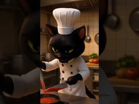الطباخ عمل ايه في القط توم ☝️😱😢 #funny #cartoon #cat #القط #توم_وجيري #توم