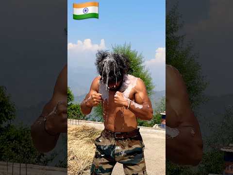 Candle oil heated Powerfull work 🇮🇳💪 #shorts #strong #giantthedheeraj #army #india #stronger