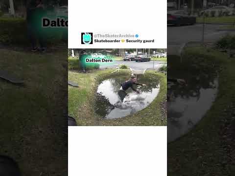 Skater lands CRAZY skate trick 😠#skateboarding