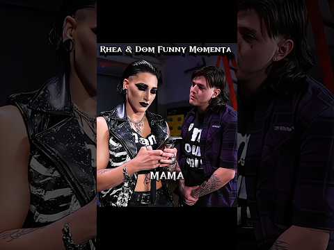 Rhea Ripley & Dominik Mysterio Funny Moments Edit! 😍 #wwe #rhearipley #funny #wweraw #shorts