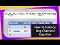 Balancing Chemical Equations Concepts