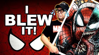 I Almost drew SPIDER-MAN for MARVEL - AND I BLEW IT! 30 Drawings in 30 Days Day6: SPIDERMAN vs VENOM