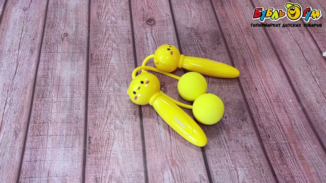 Скакалка беспроводная Забавные мордочки в ассортименте - видео