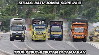 Situasi Batu Jomba Sore Ini !!! Truk Kebut-Kebutan Di Tanjakan