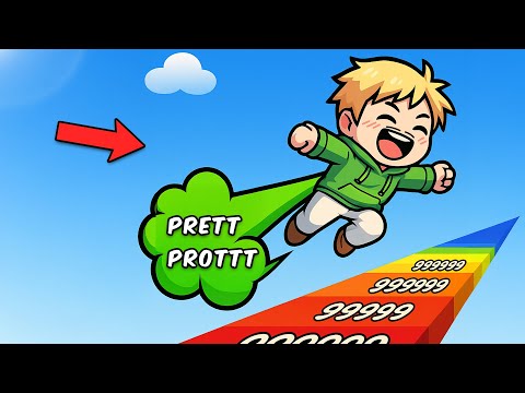 BALAPAN KENTUT SAMPAI TERBANG SEJAUH MUNGKIN DI ROBLOX!!